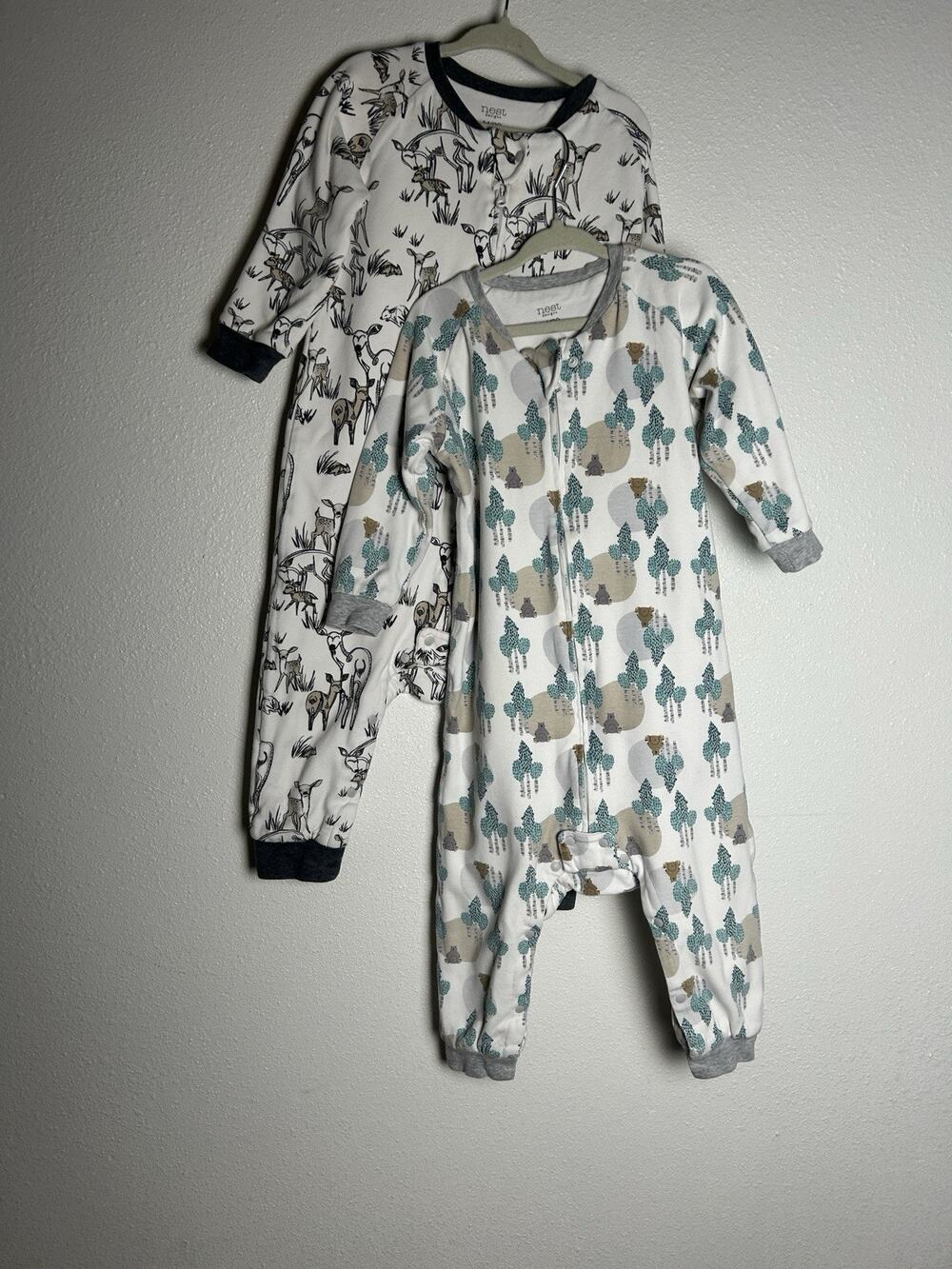 Lot of Two Nest Designs Footless Sleep Sack Size Medium 2.5 TOG VGUC
